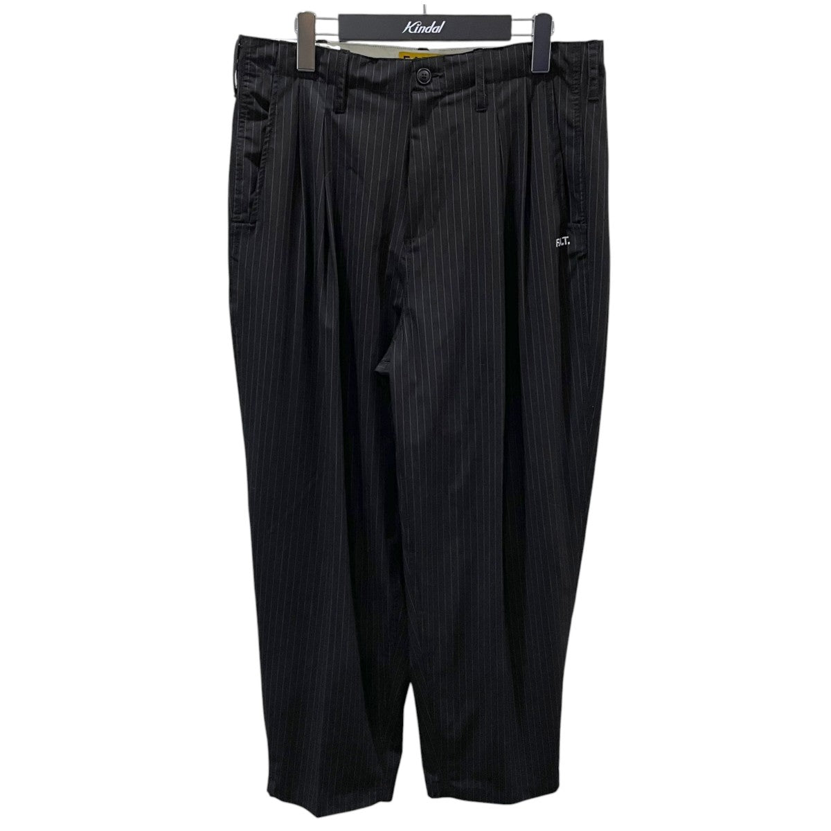 FAT 25AW ストライプ柄タックパンツ STROROUSER ストロユーザー F32520-PN15-AB 古着・中古-1枚目のアイテム画像