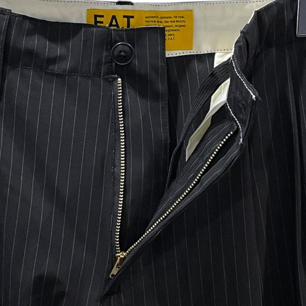 FAT 25AW ストライプ柄タックパンツ STROROUSER ストロユーザー F32520-PN15-AB 古着・中古-3枚目のアイテム画像