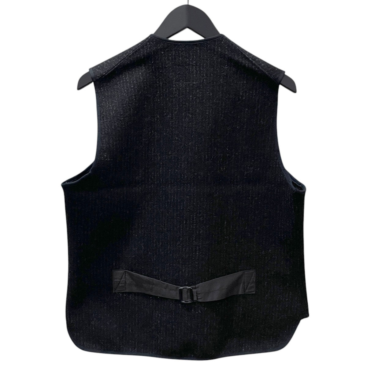 80s ジップアップパッチポケットベスト 紺タグ WOOL WORK VEST ウールワークベスト WPL 6635