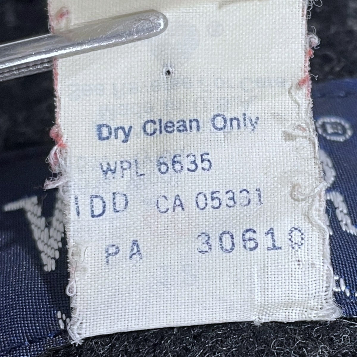 80s ジップアップパッチポケットベスト 紺タグ WOOL WORK VEST ウールワークベスト WPL 6635