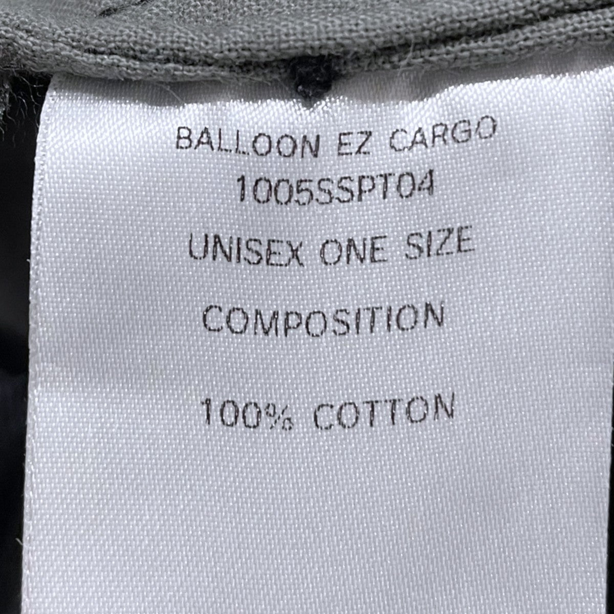 23SS ウォッシュ加工ハーフパンツ BALLOON EZ CARGO SHORTS バルーン イージー カーゴショーツ 1005SSPT04