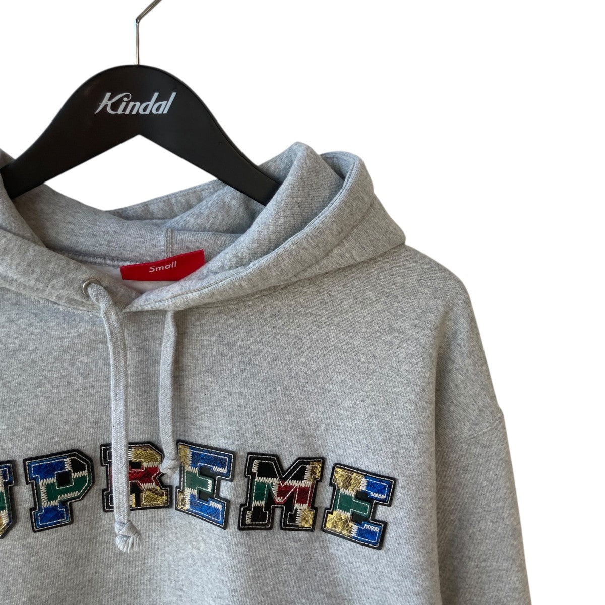 23AWCollegiate Patchwork Leather Hooded Sweatshirtパーカー
