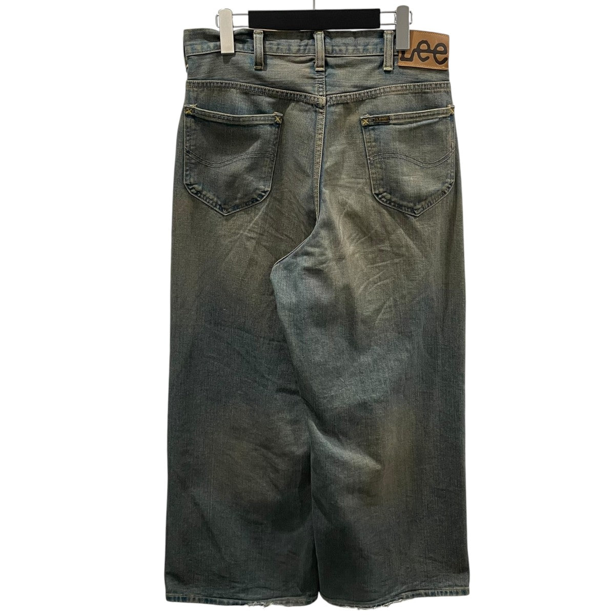 LEE×BEAMS 24AW フェード加工デニムパンツ WIDE FADE BAGGY JEANS