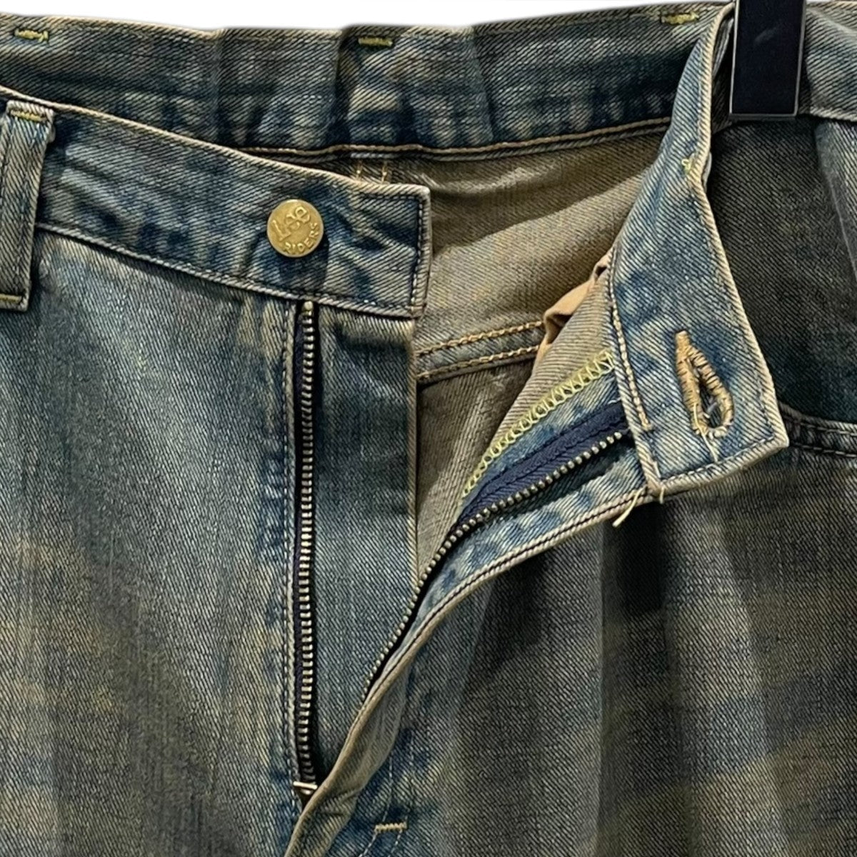 LEE×BEAMS 24AW フェード加工デニムパンツ WIDE FADE BAGGY JEANS