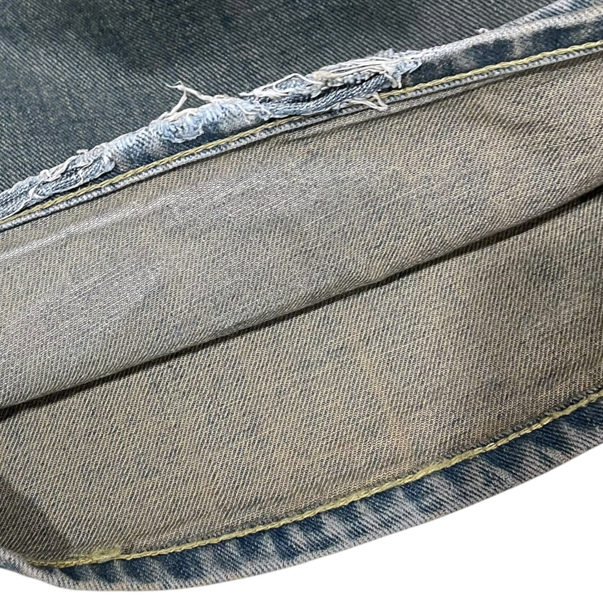 24AW フェード加工デニムパンツ WIDE FADE BAGGY JEANS ワイド フェード バギー ジーンズ LB0545