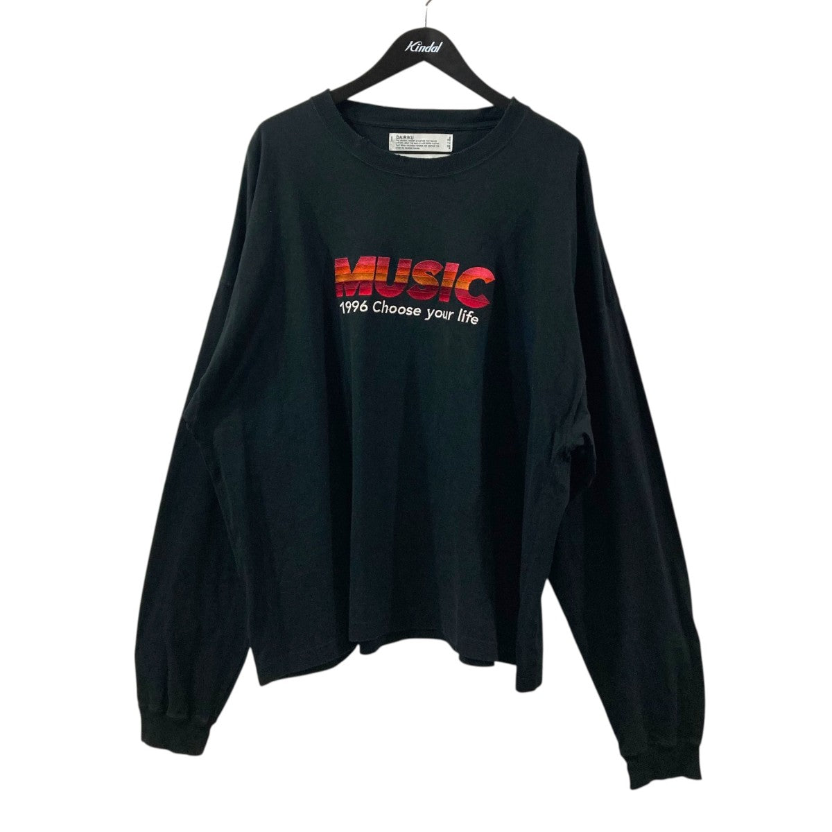 DAIRIKU C-9 MUSIC Tee長袖Tシャツ 古着・中古-1枚目のアイテム画像