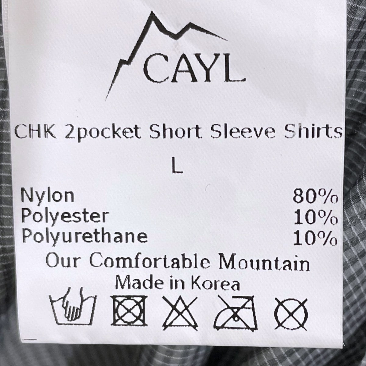 チェック柄半袖シャツ CHK 2 Pocket Short Sleeve Shirt チェック 2ポケット ショートスリーブシャツ CAP117LG