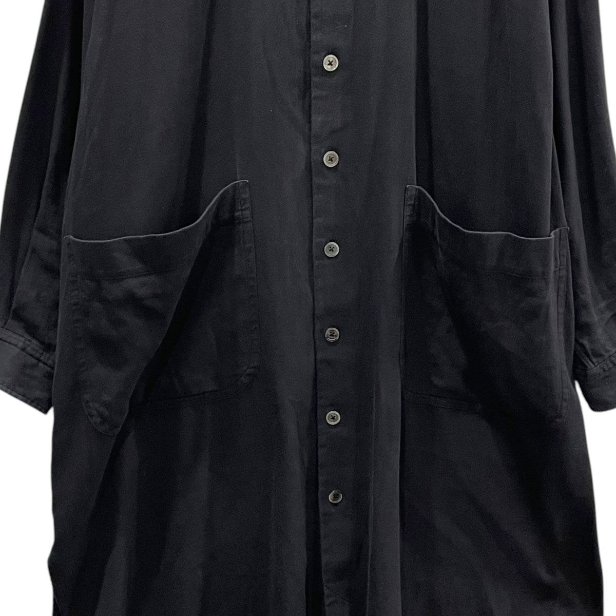 バンドカラーロングワンピース VINTAGE GAUZE SHIRT DRESS ヴィンテージガーゼ シャツドレス PC-016-2211