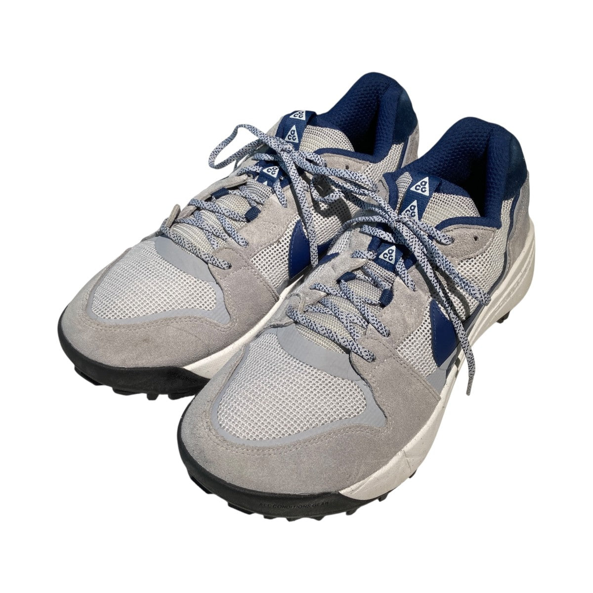 NIKE ACG Lowcate Wolf Grey／NavyローカットスニーカーDM8019-004 古着・中古-1枚目のアイテム画像