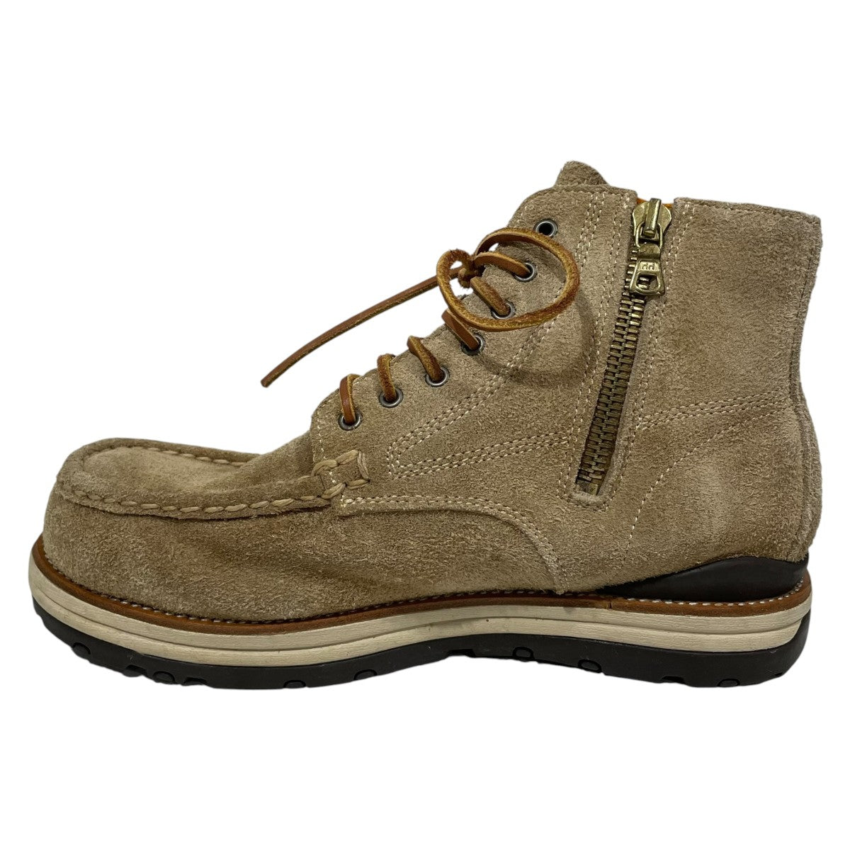 VISVIM サイドジップスウェードブーツ 7-HOLE MOC TOE BOOTS セブンホール モック トゥ ブーツ 古着・中古-3枚目のアイテム画像