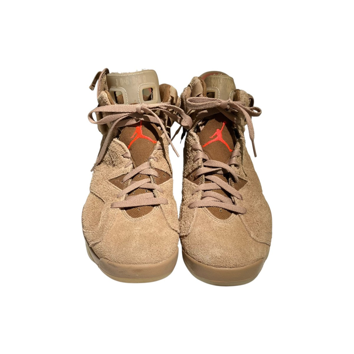 NIKE Travis Scott Air Jordan 6 British KhakiハイカットスニーカーDH0690-200 古着・中古-3枚目のアイテム画像