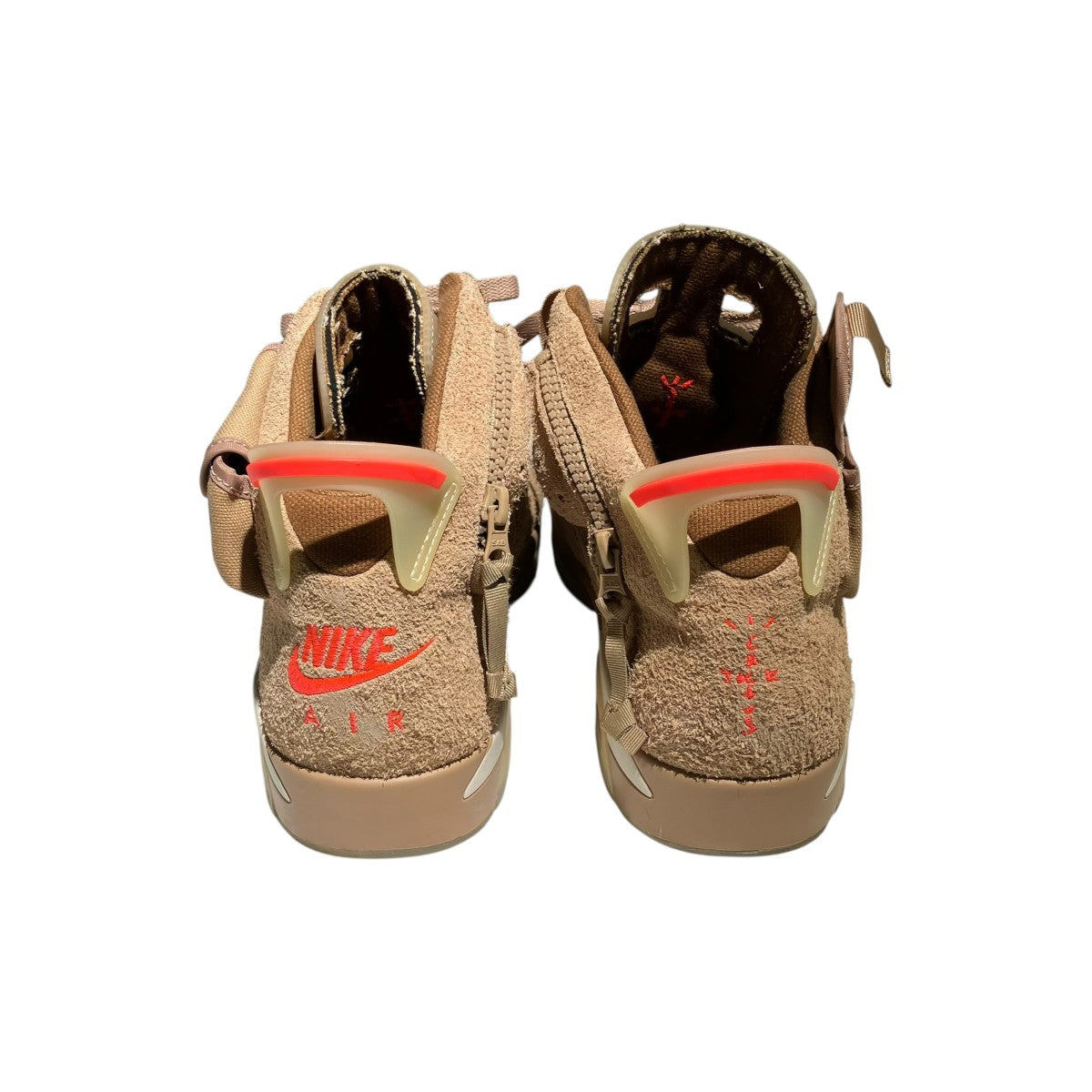 NIKE Travis Scott Air Jordan 6 British KhakiハイカットスニーカーDH0690-200 古着・中古-4枚目のアイテム画像