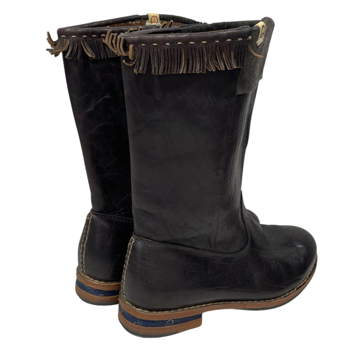 レザーロングブーツ WABANAKI SUTAIO BOOTS-FOLK ワバナキ スタオ ブーツ フォルク