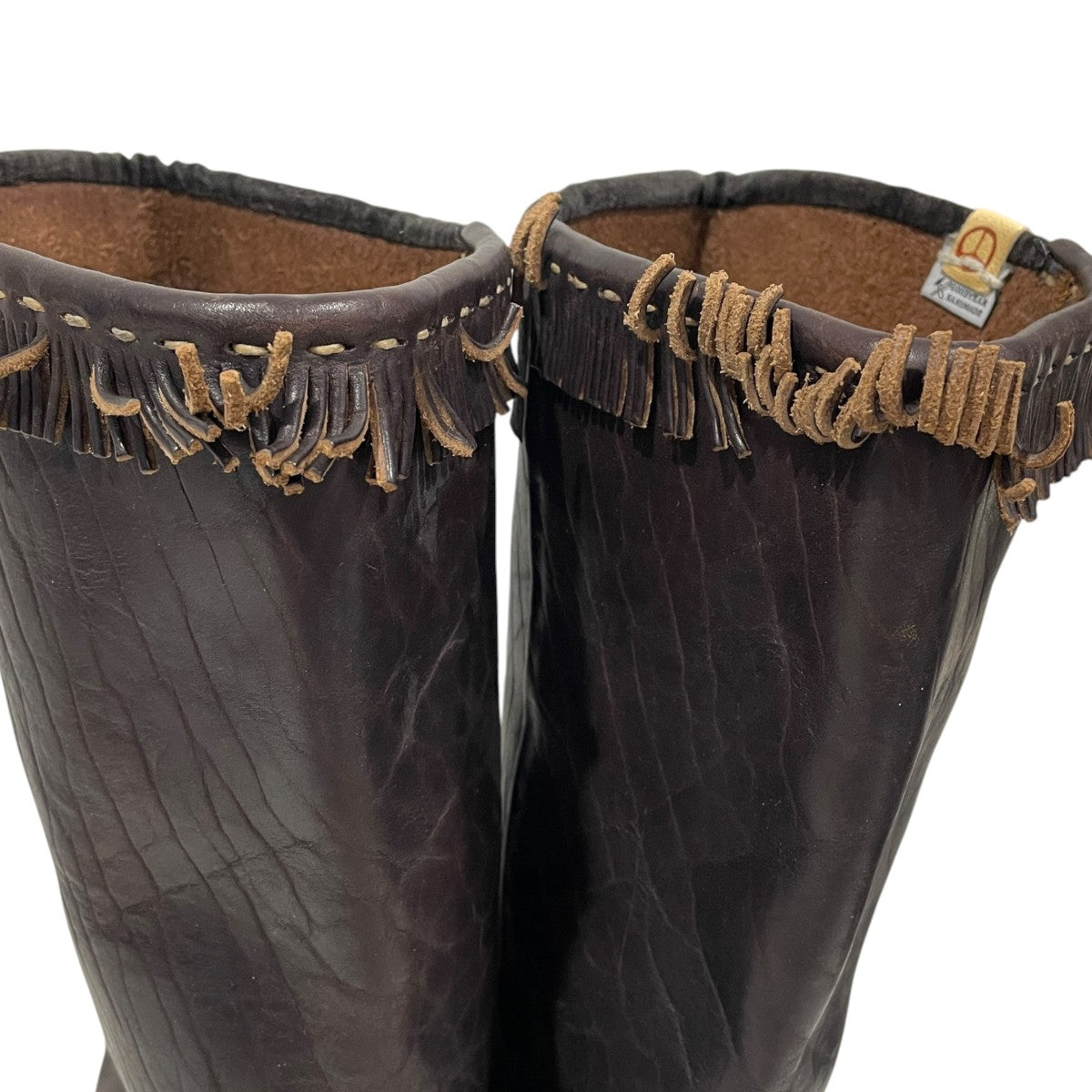 レザーロングブーツ WABANAKI SUTAIO BOOTS-FOLK ワバナキ スタオ ブーツ フォルク
