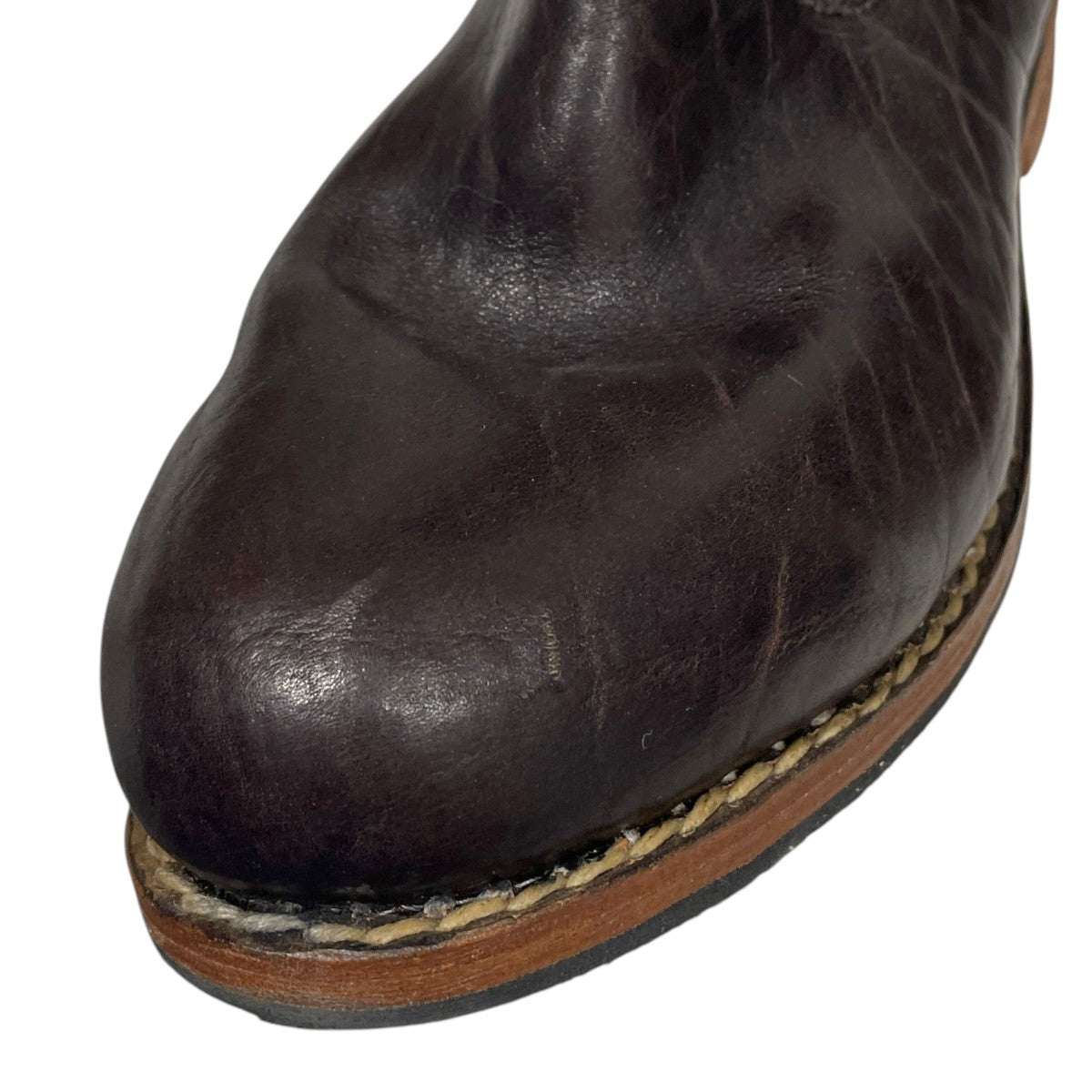 レザーロングブーツ WABANAKI SUTAIO BOOTS-FOLK ワバナキ スタオ ブーツ フォルク