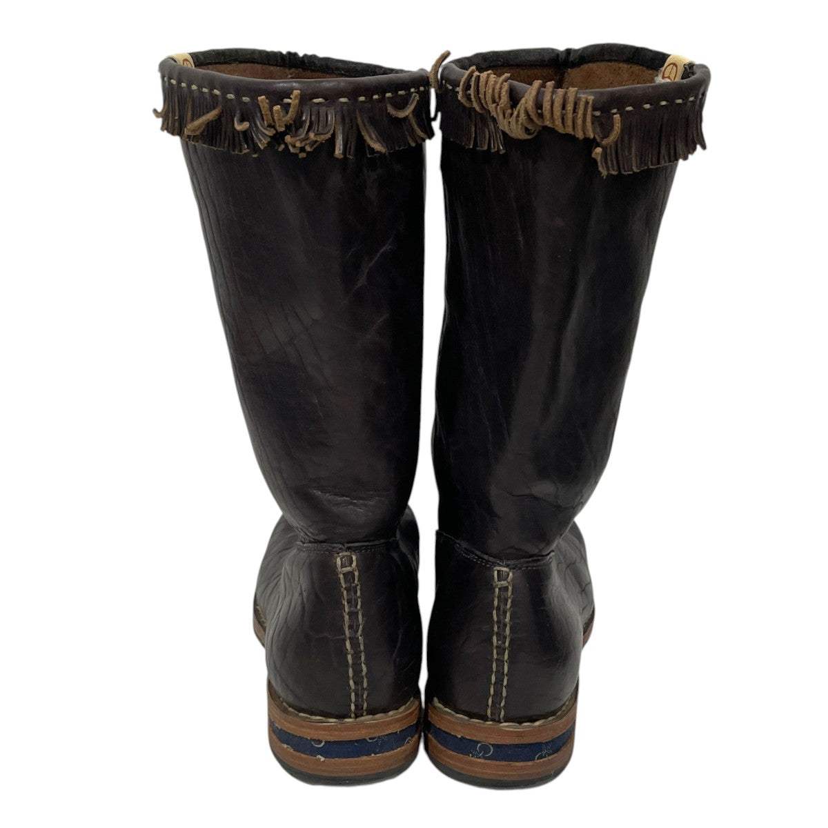レザーロングブーツ WABANAKI SUTAIO BOOTS-FOLK ワバナキ スタオ ブーツ フォルク