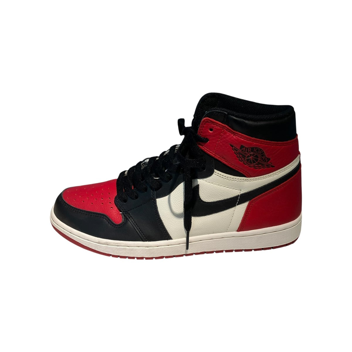 NIKE Air Jordan 1 Retro High OG Bred Toeハイカットスニーカー555088-610 古着・中古-2枚目のアイテム画像