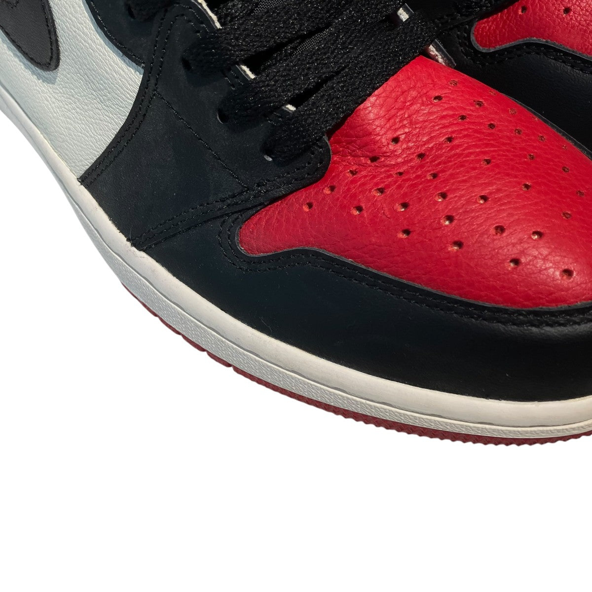 NIKE Air Jordan 1 Retro High OG Bred Toeハイカットスニーカー555088-610 古着・中古-7枚目のアイテム画像