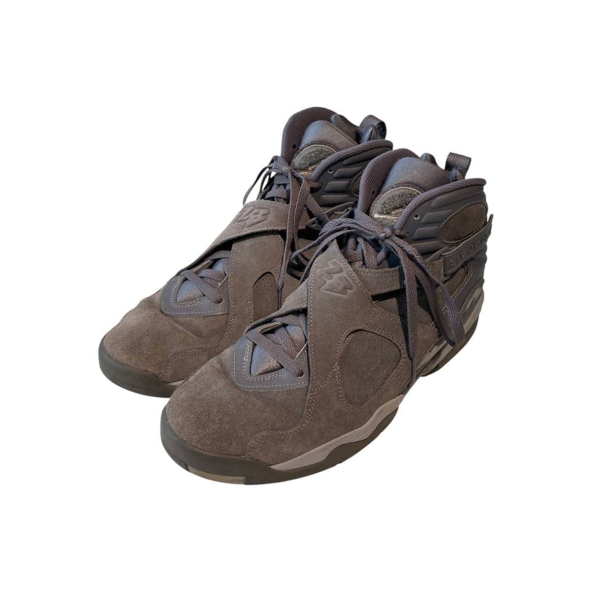 NIKE Air Jordan 8 Retro Cool Greyハイカットスニーカー305381-014 古着・中古-1枚目のアイテム画像