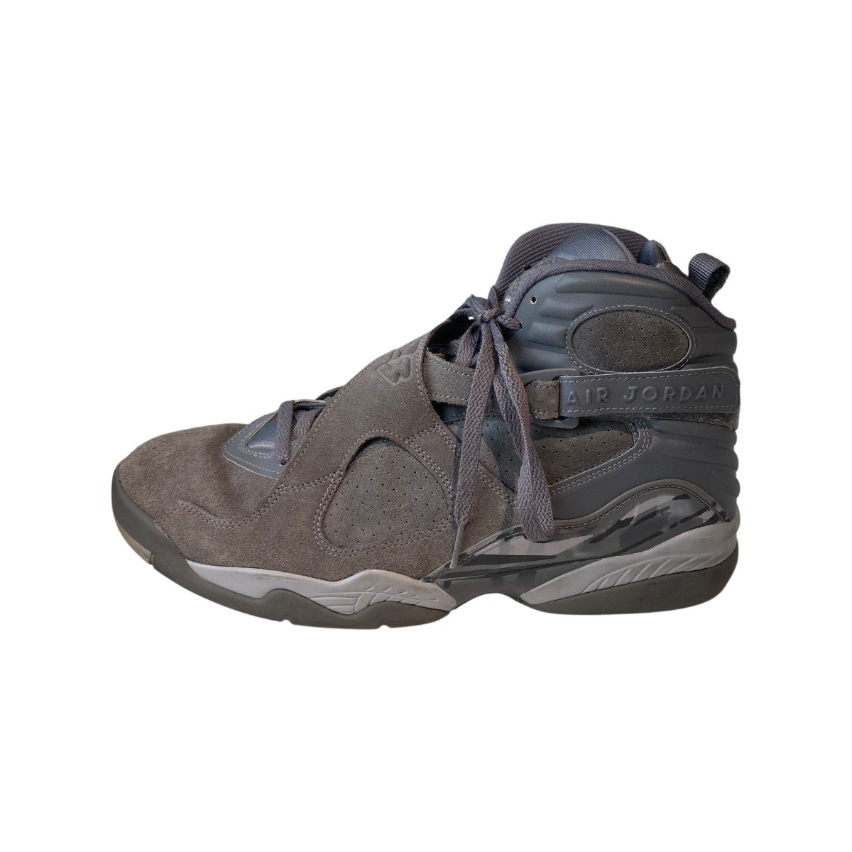 NIKE Air Jordan 8 Retro Cool Greyハイカットスニーカー305381-014 古着・中古-2枚目のアイテム画像