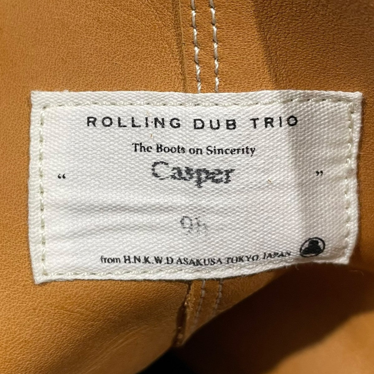 ROLLING DUB TRIO 一枚革サイドジップスウェードショートブーツ CASPER キャスパー RDT-A14 古着・中古-7枚目のアイテム画像