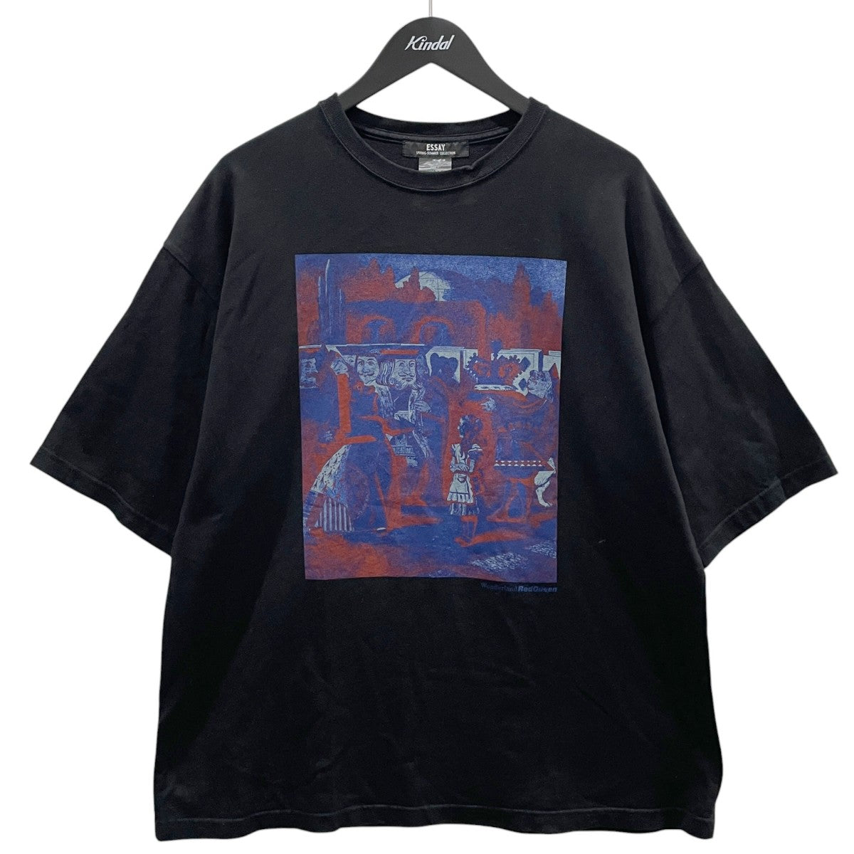 25SS オーバーサイズドロップショルダープリントTシャツ 不思議の国のアリス OVERSIZED DROP SHOULDER T-SHIRT ES20TS-03