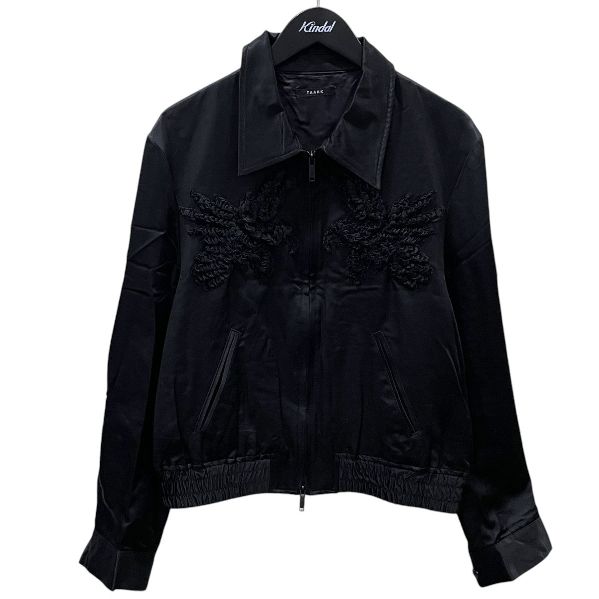 TAAKK 26SS フラワーモチーフサテンブルゾン Satin Embroidery Blouson サテンエンブロイダリーブルゾン TA26SS-BL001 古着・中古-1枚目のアイテム画像