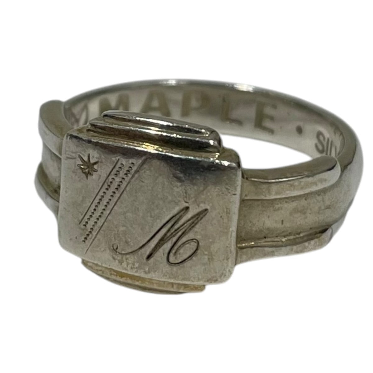 MAPLE シルバーリング FAMILY RING ファミリーリング 古着・中古-1枚目のアイテム画像