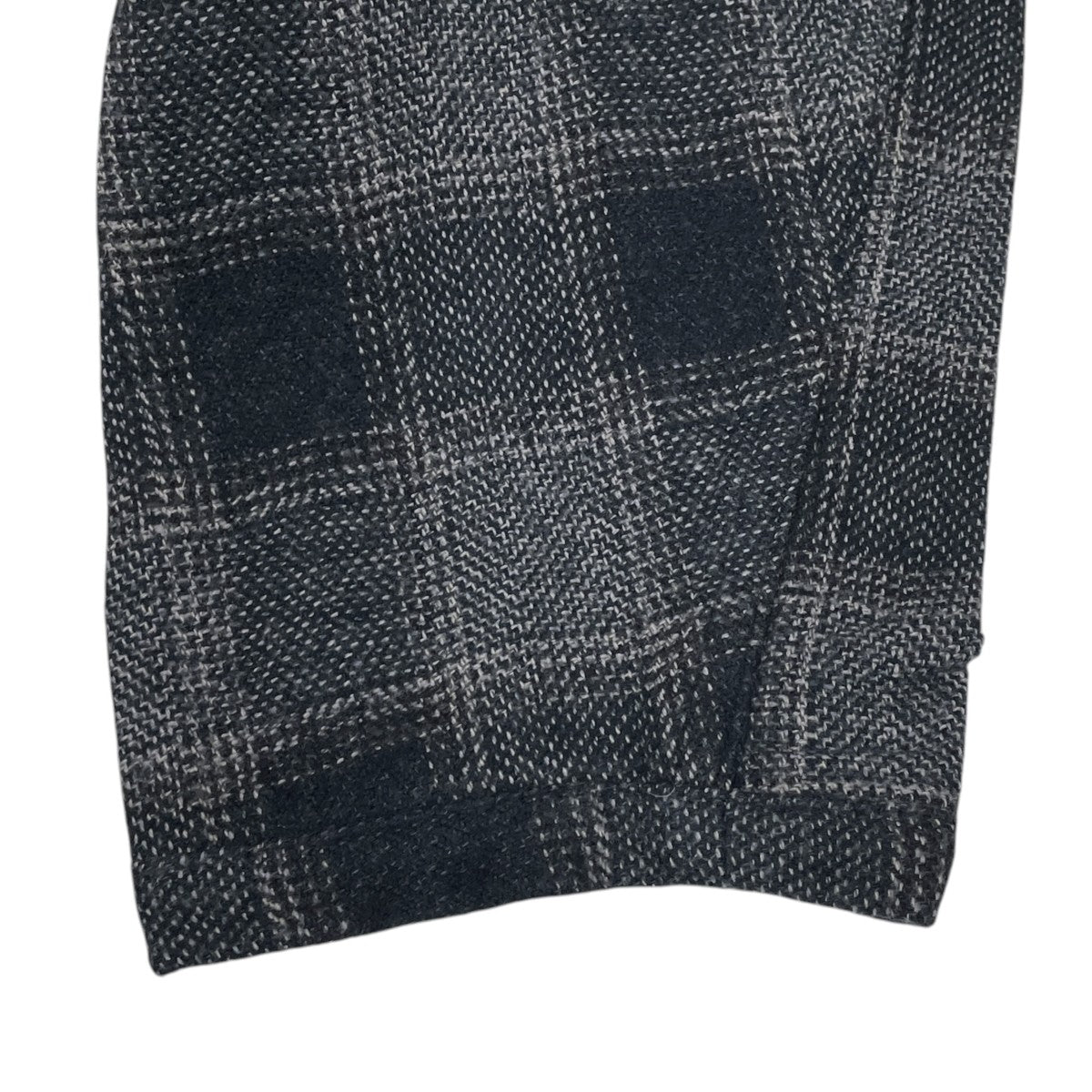 SASSAFRAS チェック柄ジャケット Digs Crew Cardie Jacket (Cotton Tweedy Check) ディグスクルーカーディージャケット(コットンツイードチェック) 古着・中古-4枚目のアイテム画像