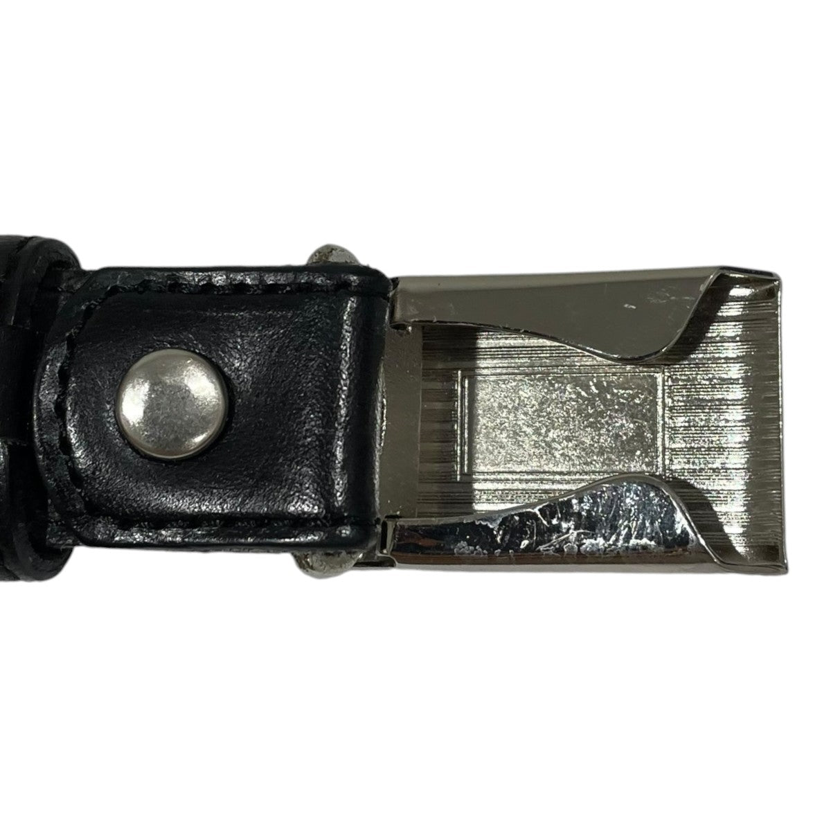 BEAMS PLUS 栃木レザーベルト DRESS PLATE BELT ドレス プレートベルト 38-52-0010-168 古着・中古-3枚目のアイテム画像