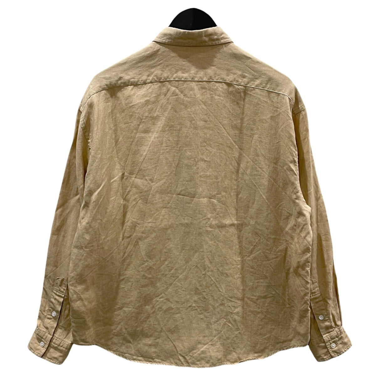 長袖リネンシャツ ROLL UP LINEN SHIRT ロールアップ リネンシャツ