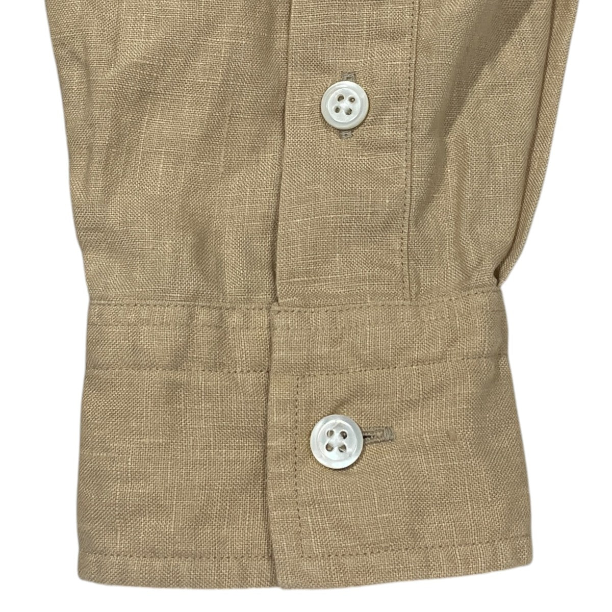 長袖リネンシャツ ROLL UP LINEN SHIRT ロールアップ リネンシャツ