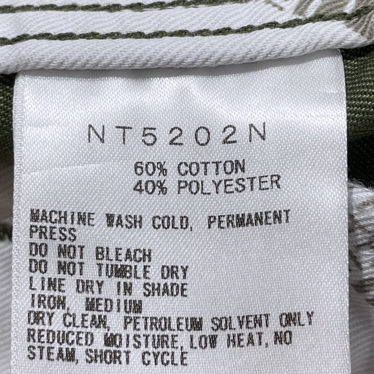 22SS ストレッチツイルカーゴパンツ Stretch Twill Cargo Pants NT5202N