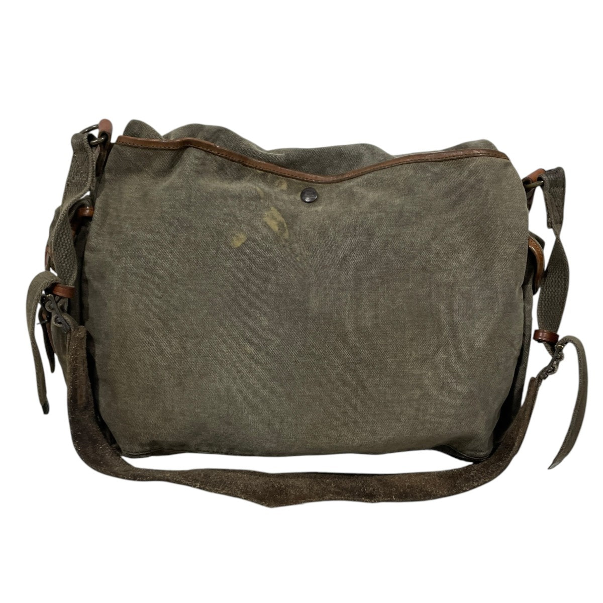 キャンバスレザーショルダーバッグ Canvas Leather Shoulder Bag  U．S．S． NAUTILUS