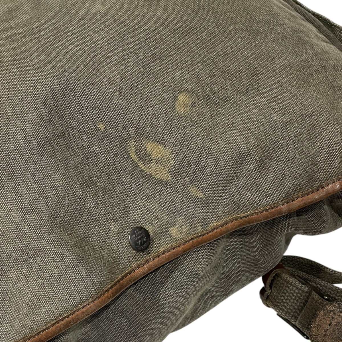 キャンバスレザーショルダーバッグ Canvas Leather Shoulder Bag  U．S．S． NAUTILUS