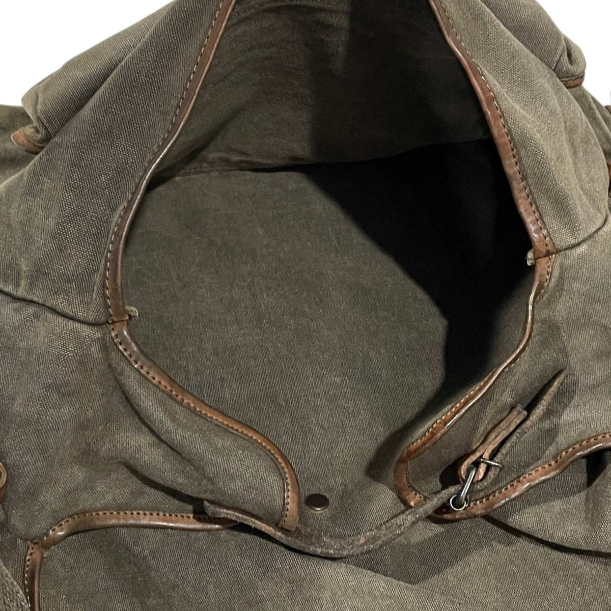 キャンバスレザーショルダーバッグ Canvas Leather Shoulder Bag  U．S．S． NAUTILUS