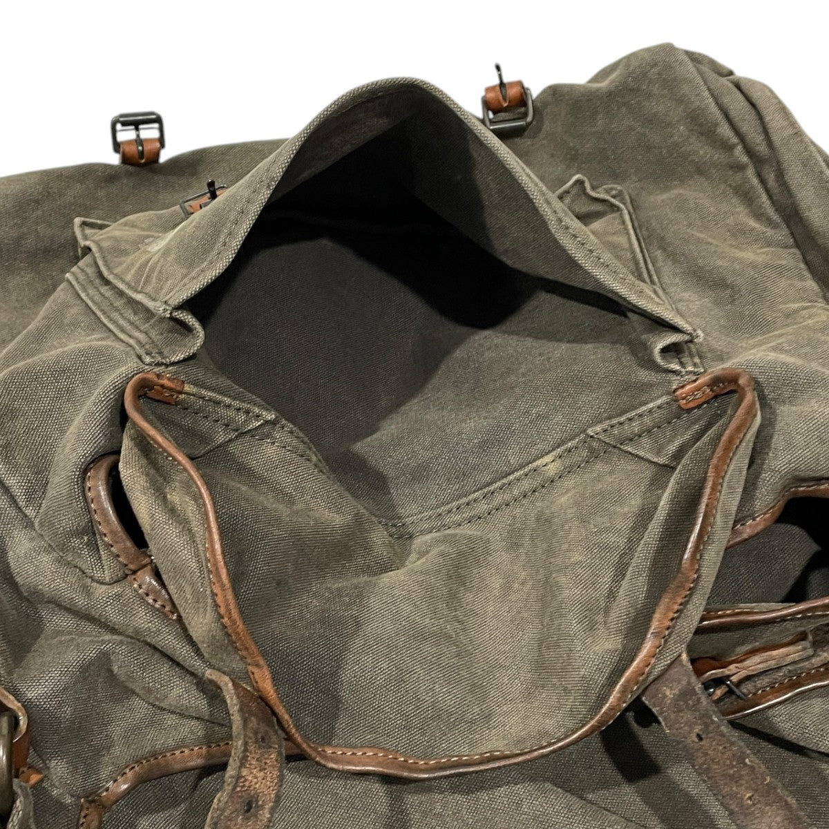 キャンバスレザーショルダーバッグ Canvas Leather Shoulder Bag  U．S．S． NAUTILUS