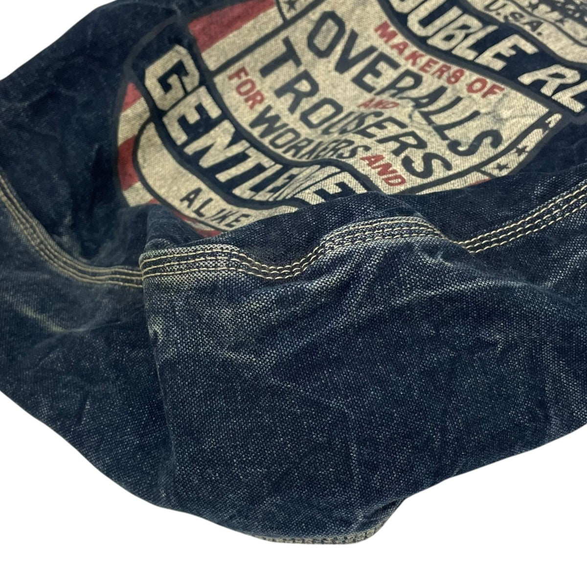 RRL 2WAYショルダーバッグ トートバッグ NDIGO MARKET TOTE BAG インディゴ マーケット トートバッグ 古着・中古-10枚目のアイテム画像