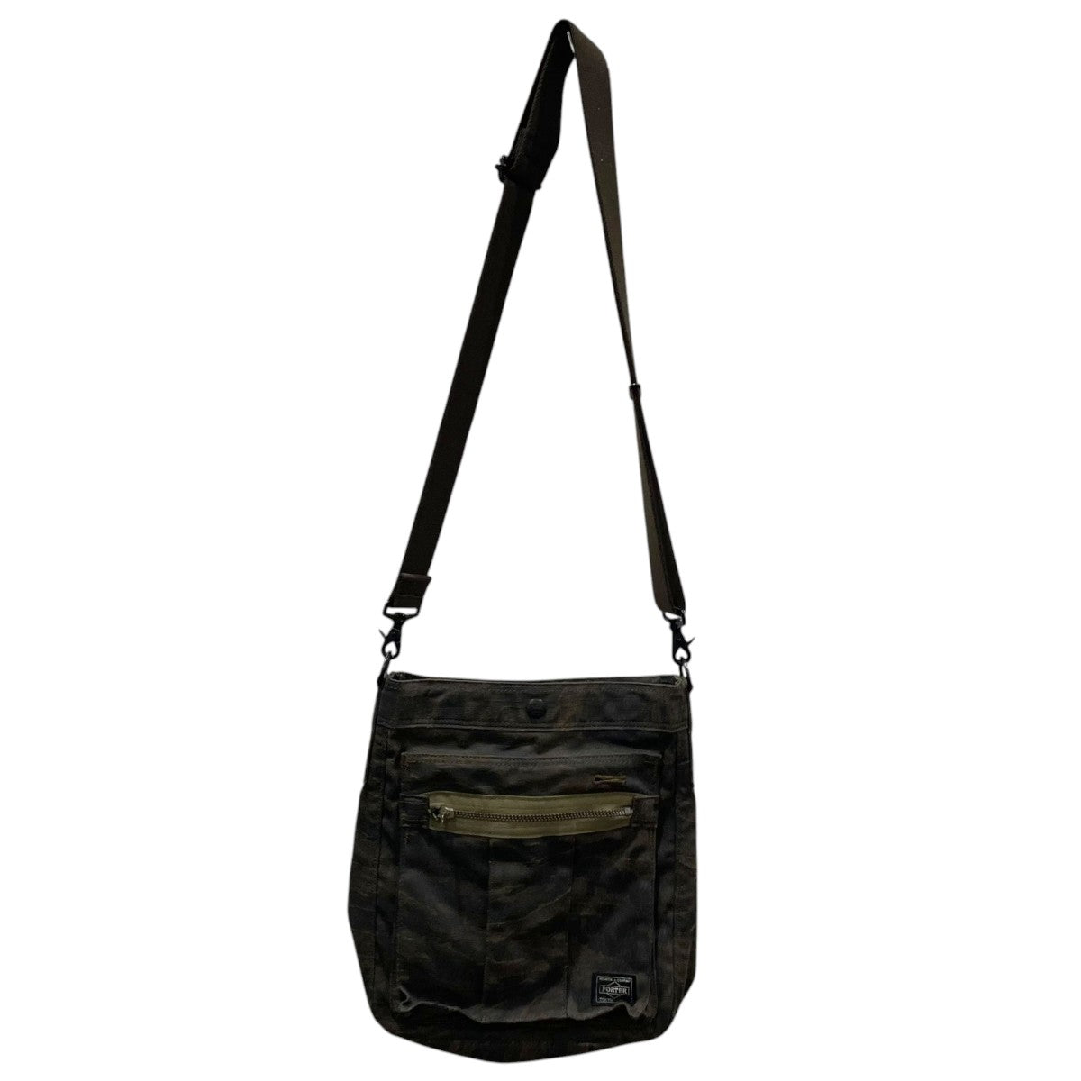 PORTER タイガーカモ柄ショルダーバッグ 70周年記念 GREEN EYE SHOULDER BAG グリーンアイ ショルダーバッグ 558-07679 古着・中古-1枚目のアイテム画像