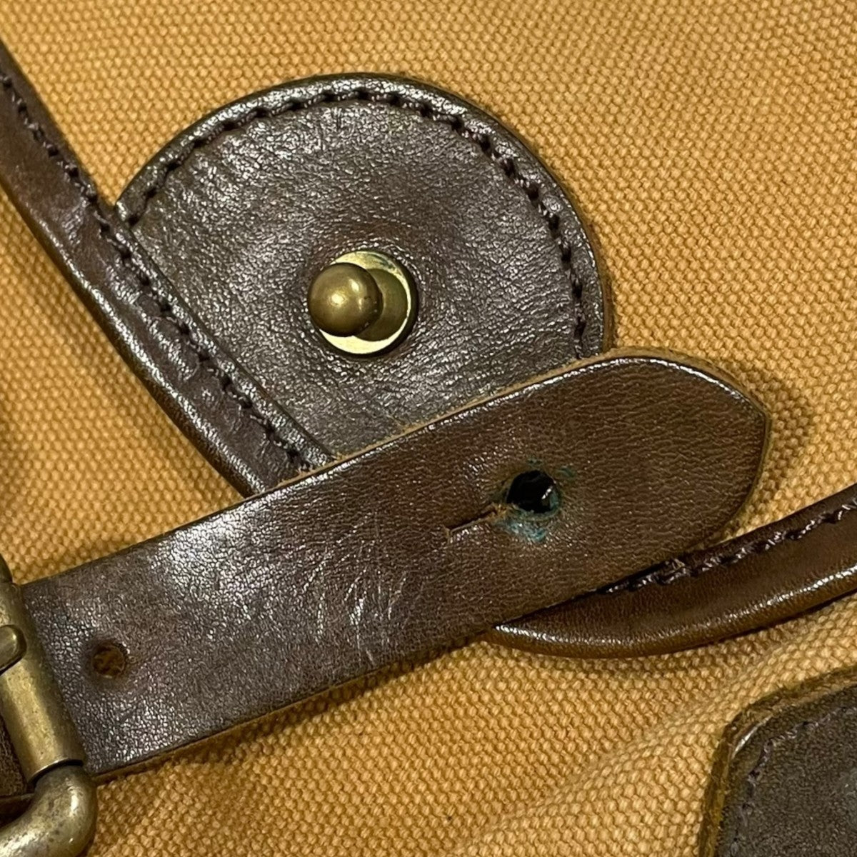 国産キャンバス レザーフィッシングミニショルダーバッグ INS5134