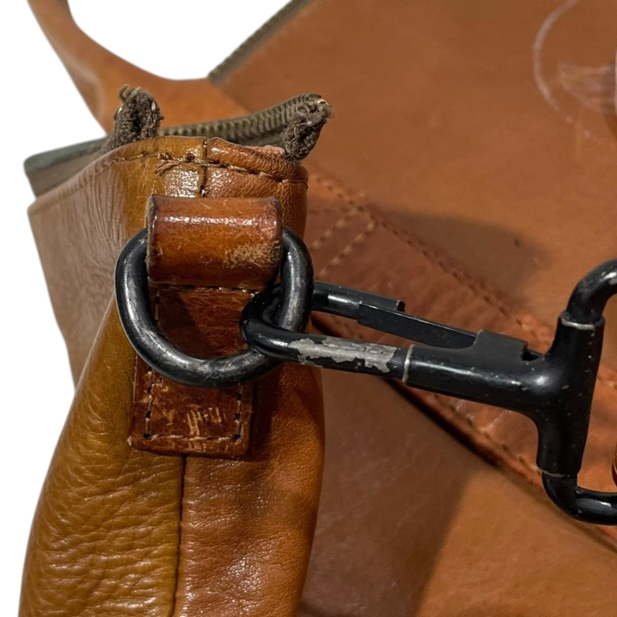 RRL 2WAYレザーショルダーバッグ トートバッグ Leather A-2 Helmet Bag レザーA2 ヘルメットバッグ 0036755528 古着・中古-10枚目のアイテム画像