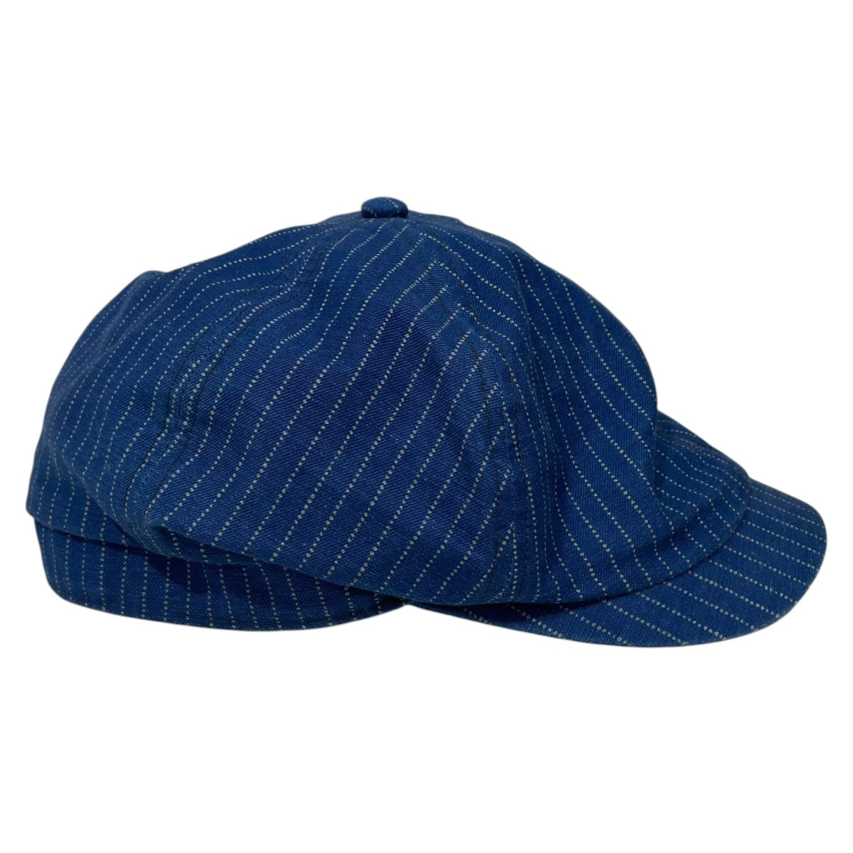 RRL(ダブルアールエル) ウォバッシュストライプ柄キャスケット Indigo