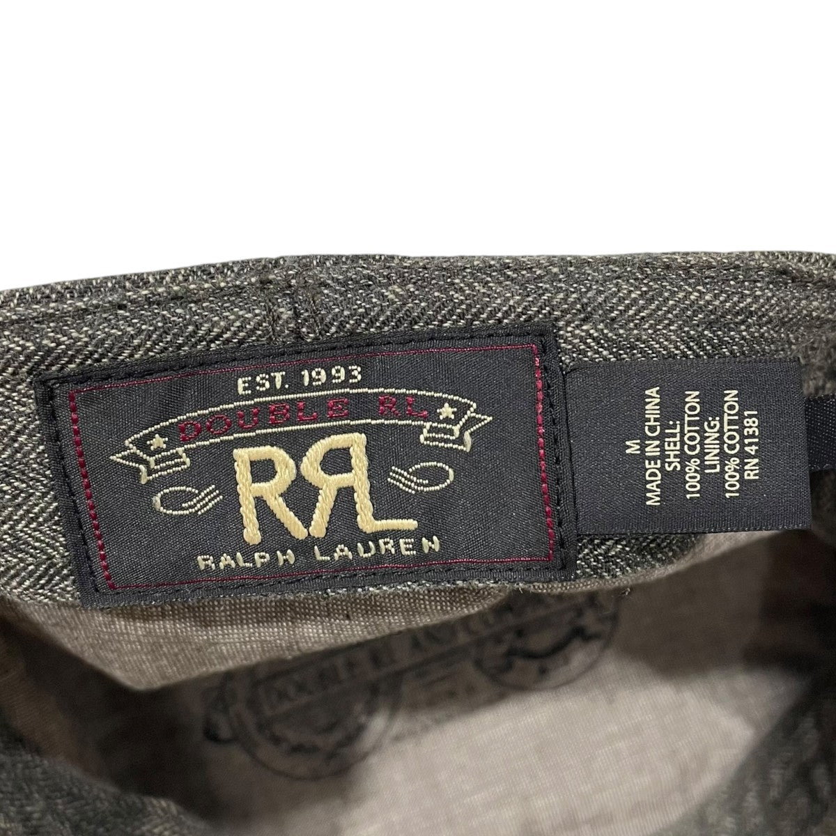 RRL ヘリンボーンキャスケット 古着・中古-8枚目のアイテム画像