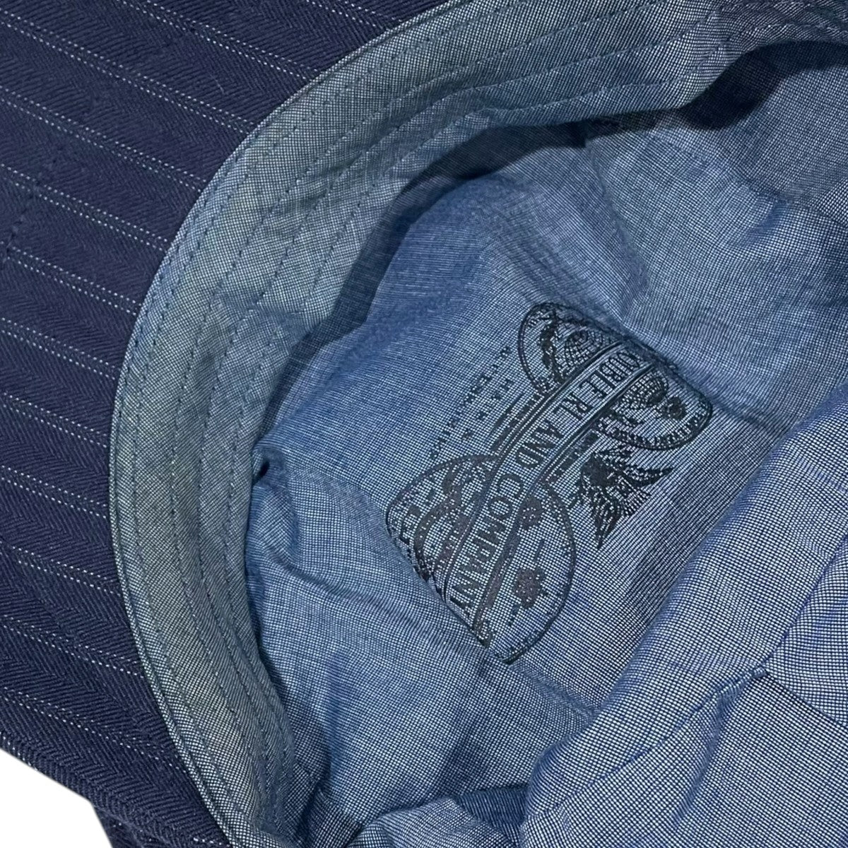 RRL ストライプ柄キャスケット 古着・中古-7枚目のアイテム画像