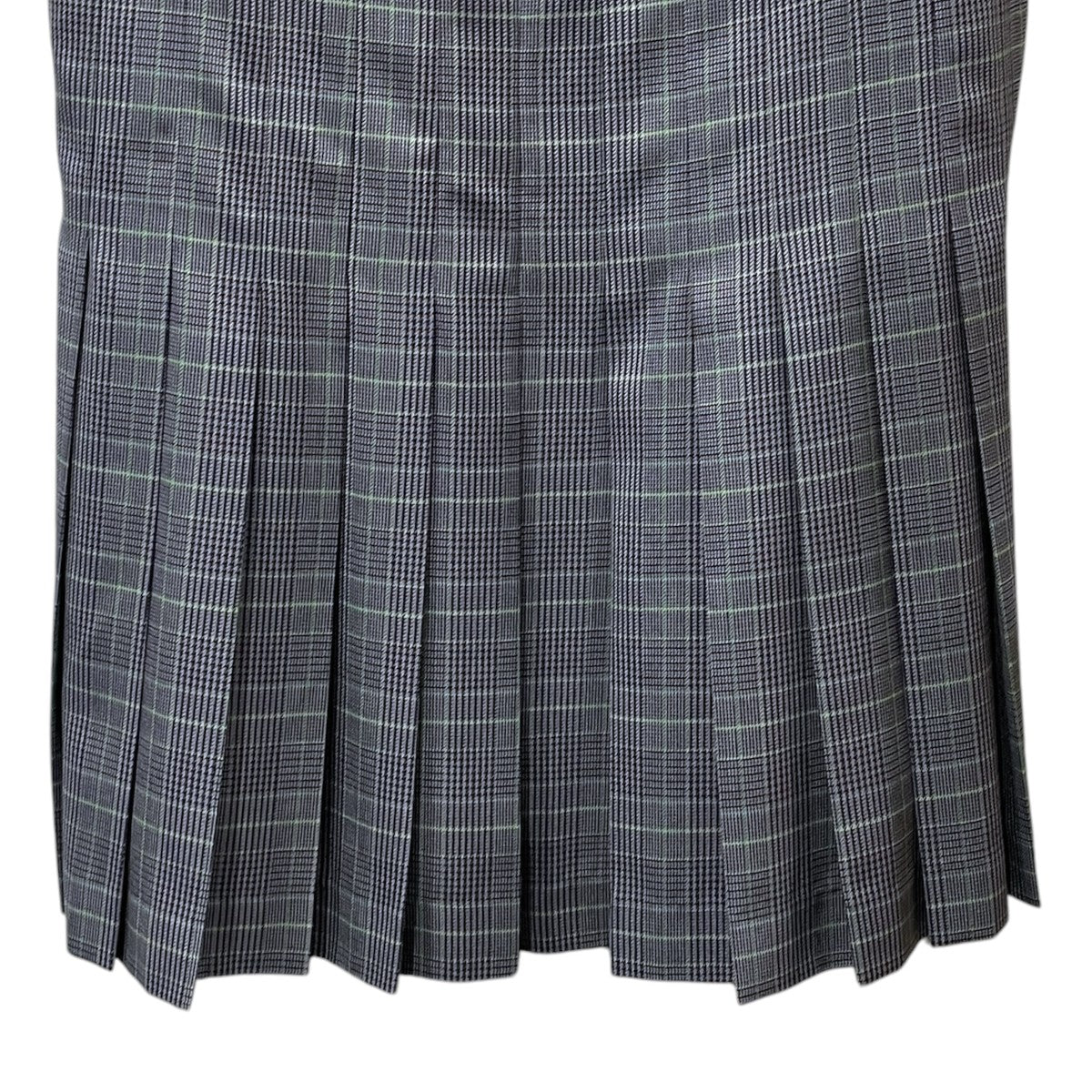 チェック柄キャミソールプリーツワンピース Apron Pleats Dress エプロンプリーツドレス QT1008