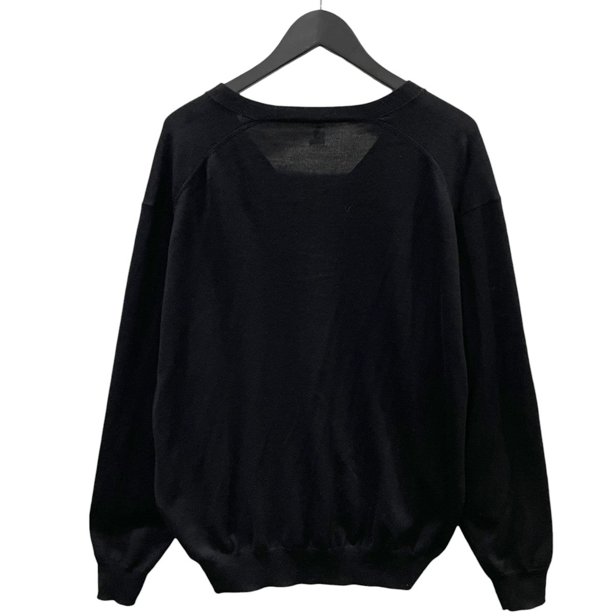 22AW Vネックニットカーディガン 16G WIDE CARDIGAN 16ゲージワイドカーディガン 22080053207030