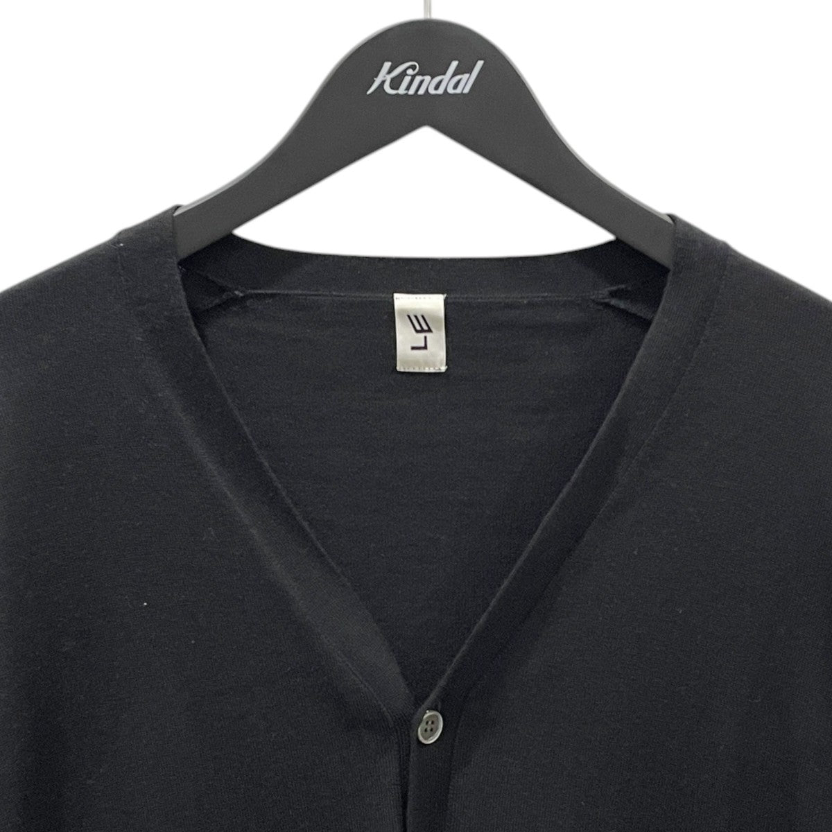 22AW Vネックニットカーディガン 16G WIDE CARDIGAN 16ゲージワイドカーディガン 22080053207030