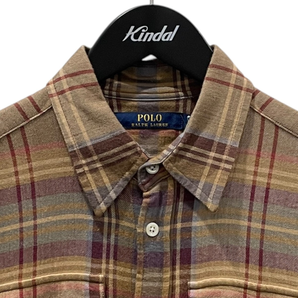 チェック柄ロングワンピース Plaid Belted Shirt Dress プレイドベルテッドシャツドレス