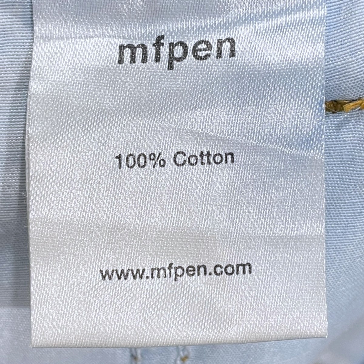 mfpen(エムエフペン) 2タックデニムパンツ インディゴ サイズ M