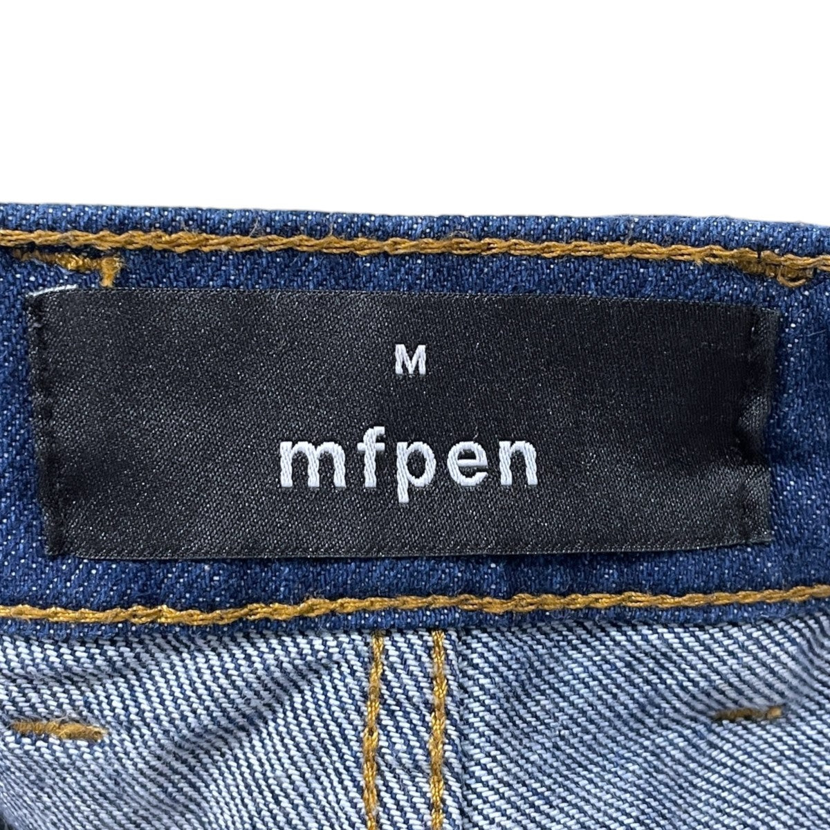 mfpen(エムエフペン) 2タックデニムパンツ インディゴ サイズ M